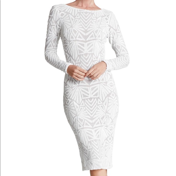 dress the population burgundy emery dress